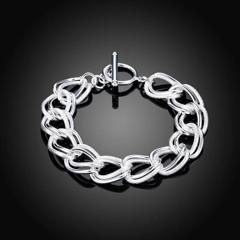 10mm Gold Chain Bracelet women wedding wedding birthday Jewelry