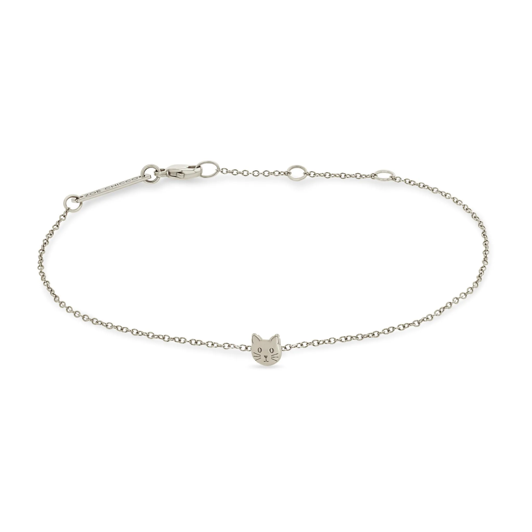 14k Itty Bitty Cat Bracelet