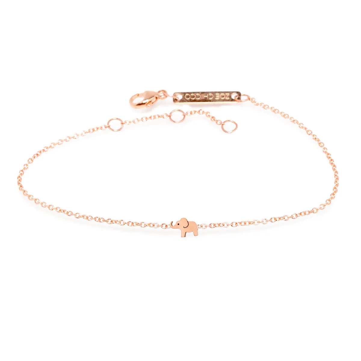 14k Itty Bitty Elephant Bracelet