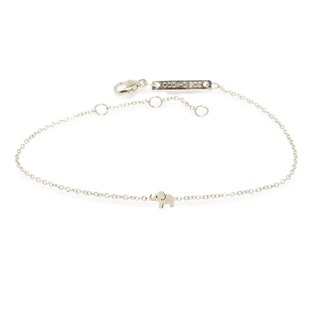 14k Itty Bitty Elephant Bracelet
