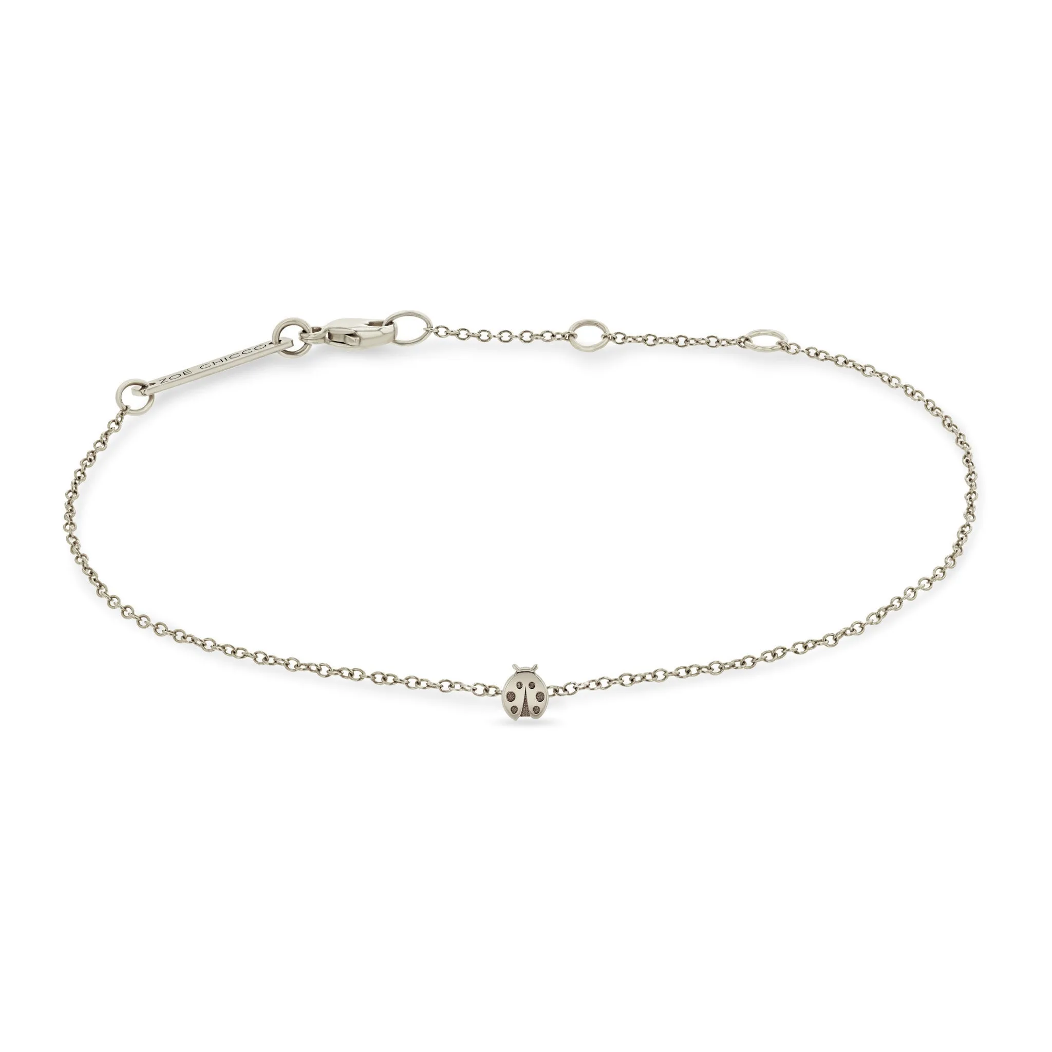 14k Itty Bitty Ladybug Bracelet