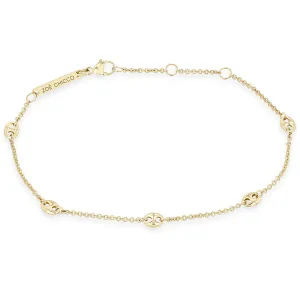 14k Small Mariner Link Station Bracelet
