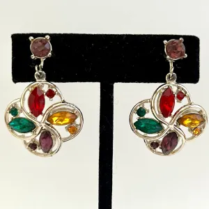 1960s Rhinestone Earrings