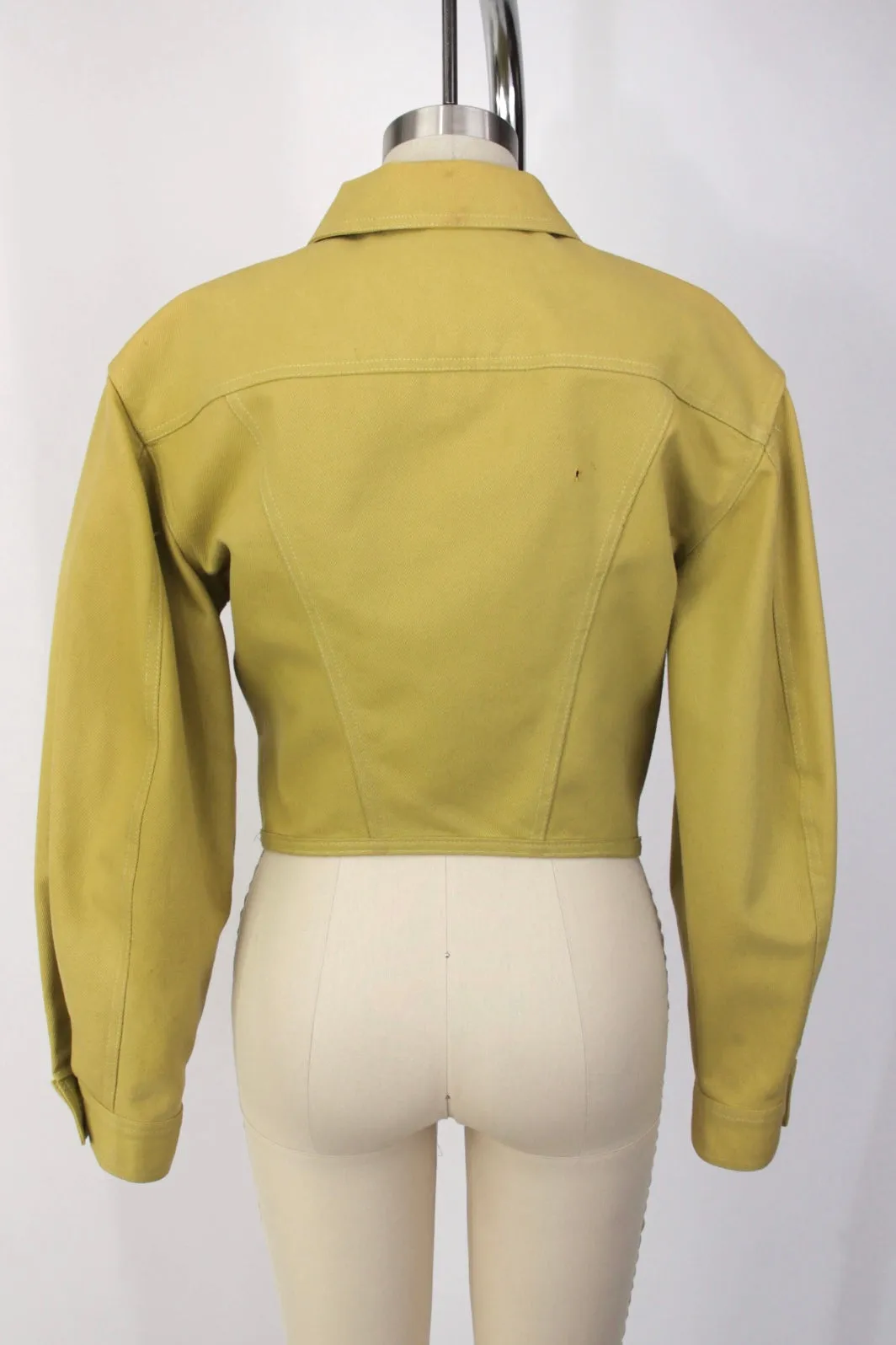 1990s Junior Gaultier Denim Corset Jacket*