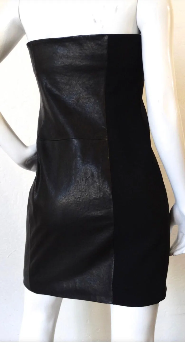 2000s Anthony Vaccarello for Versus Versace Strapless Dress