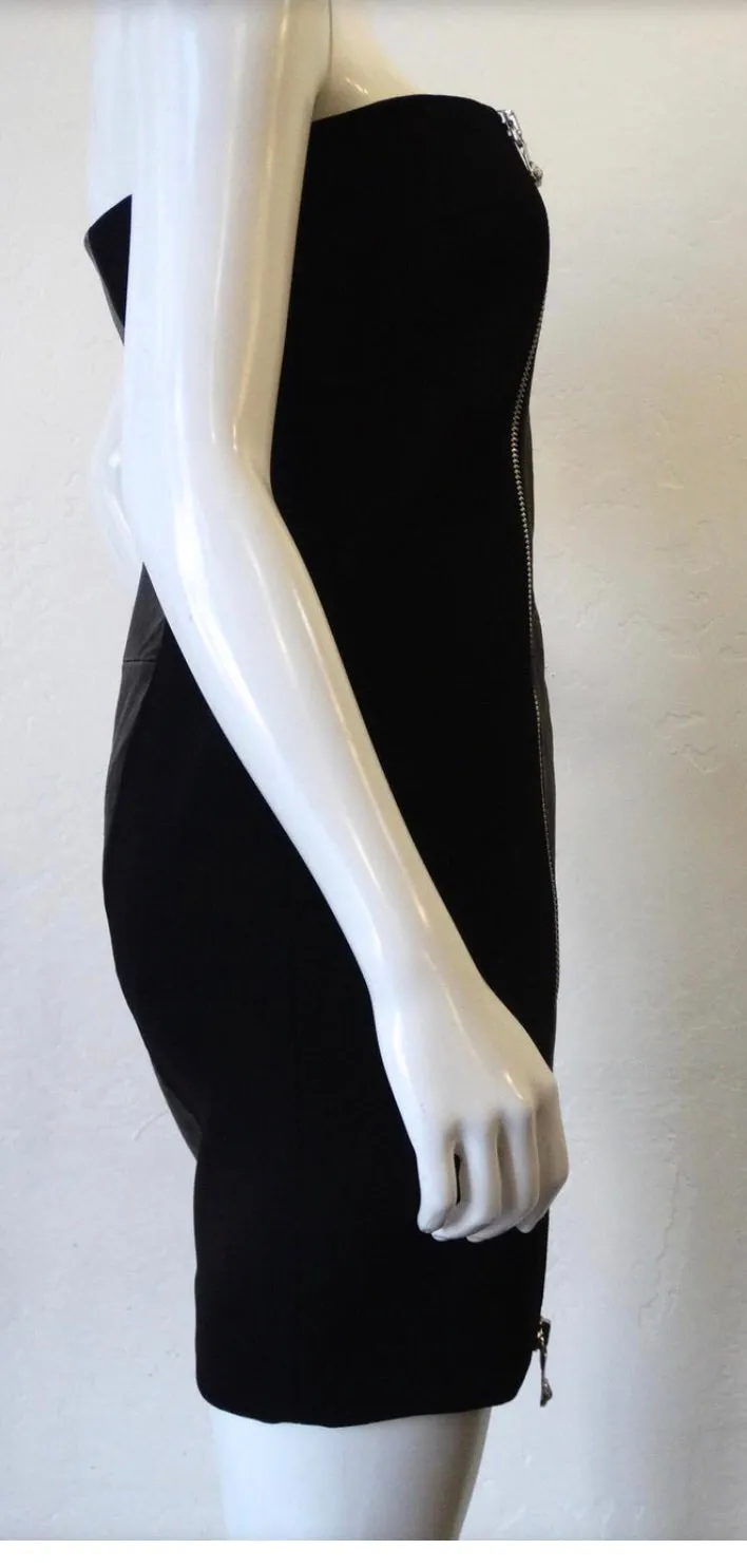 2000s Anthony Vaccarello for Versus Versace Strapless Dress