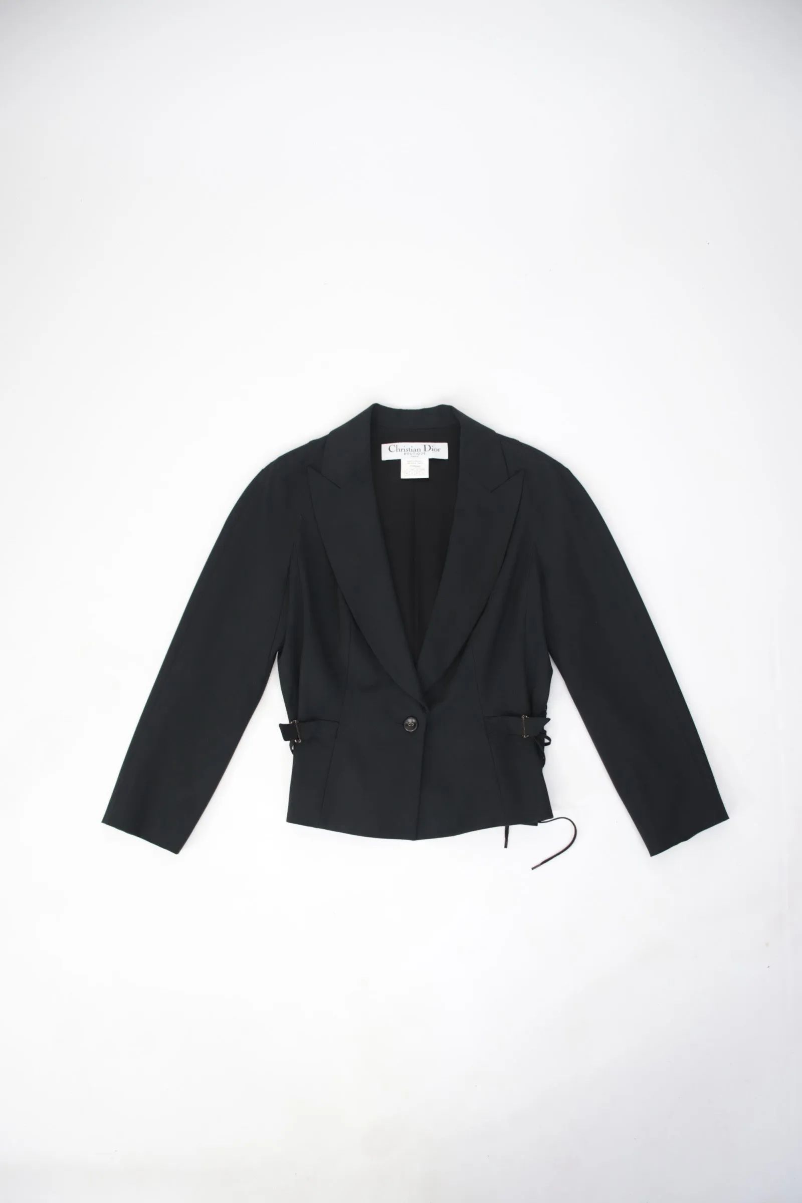 2001 Christian Dior Corset Buckle Blazer*