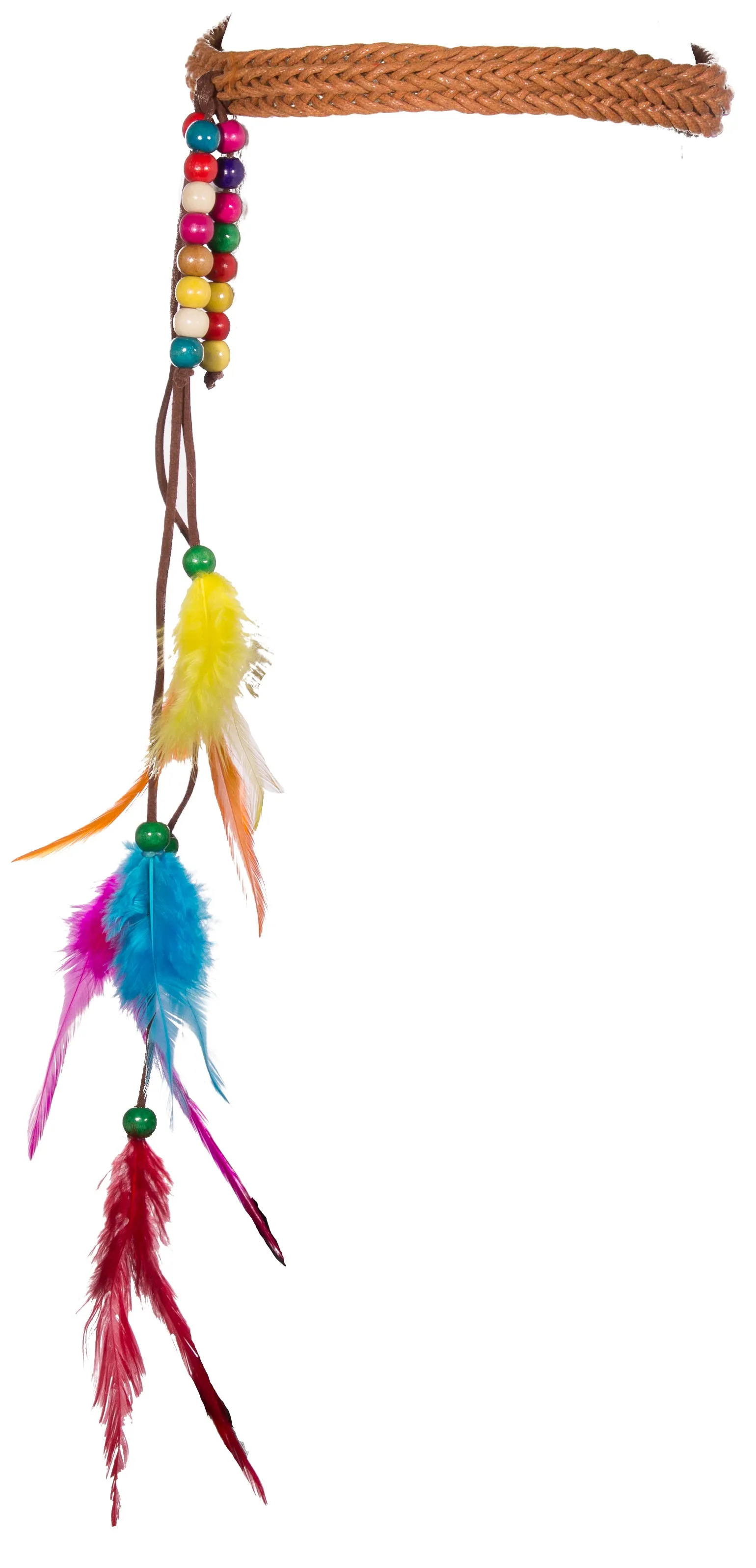 3 Piece Rainbow Hippie Costume Kit w/ Headband, Earrings & Glasses!