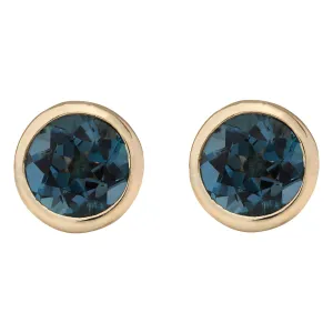 3.00 Carat Natural Topaz 14K Yellow Gold Earrings