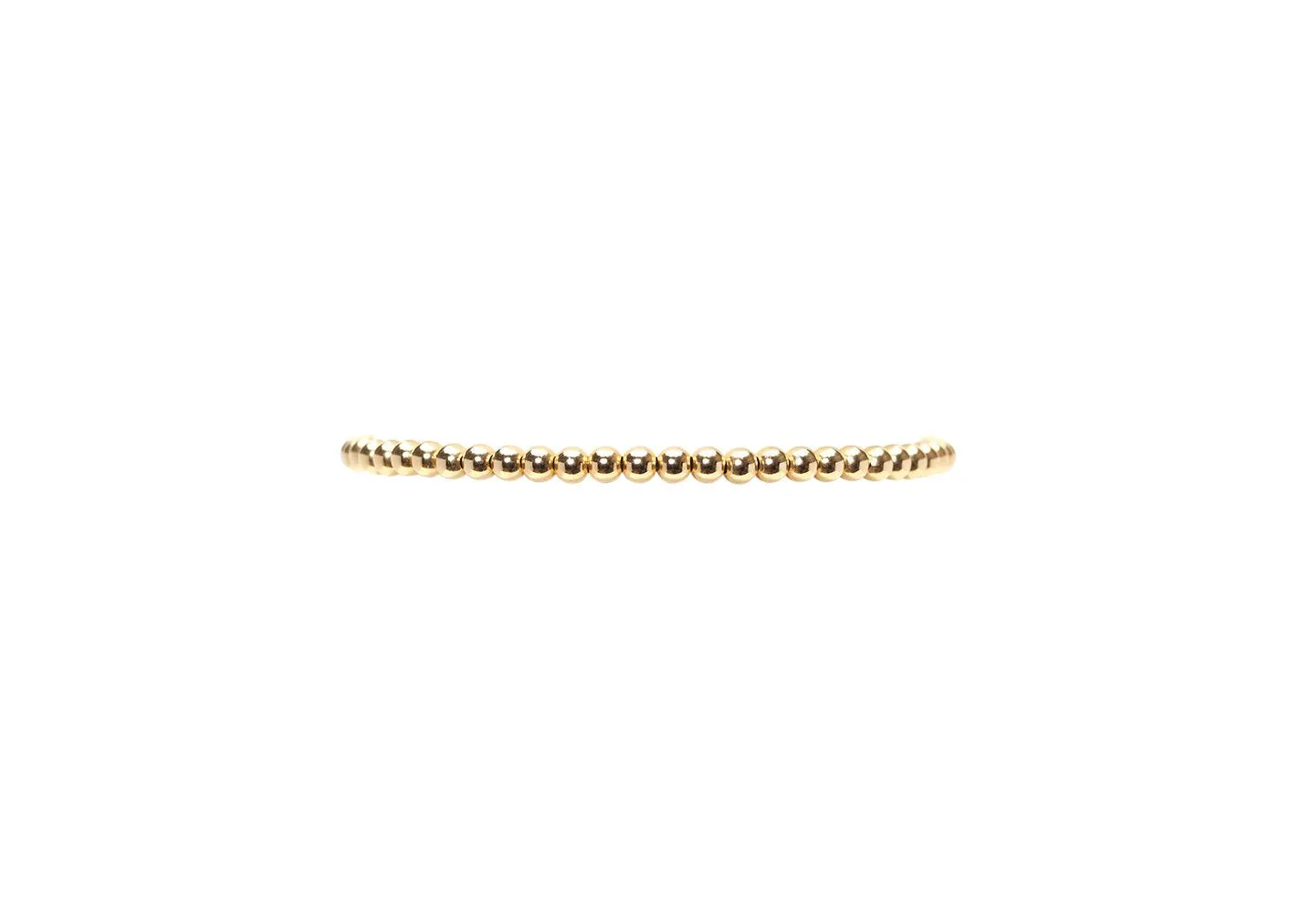 3mm Yellow Gold Filled Bracelet