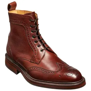 40% OFF BARKER Calder Boots - Mens - Cherry Grain - Size: UK 7.5