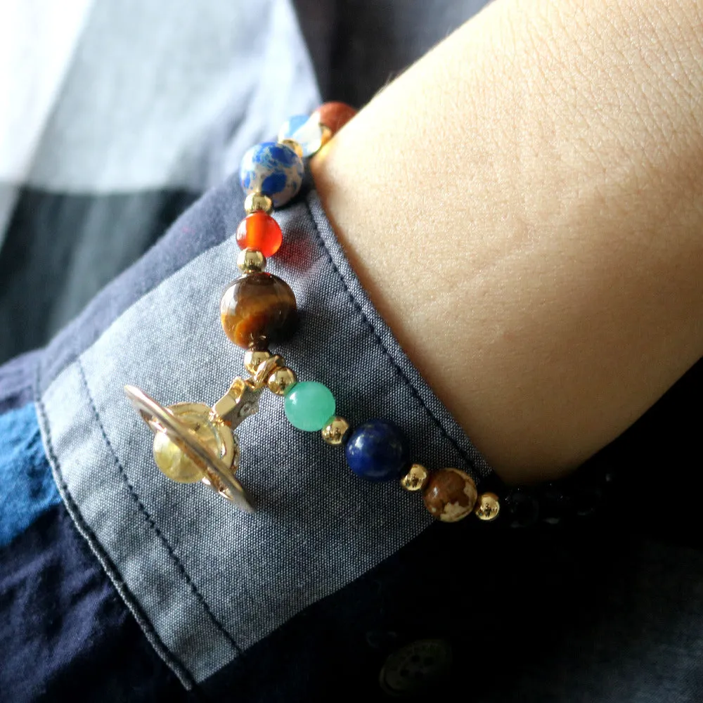 9 Planets Solar System Stone Beads - Limited Edition