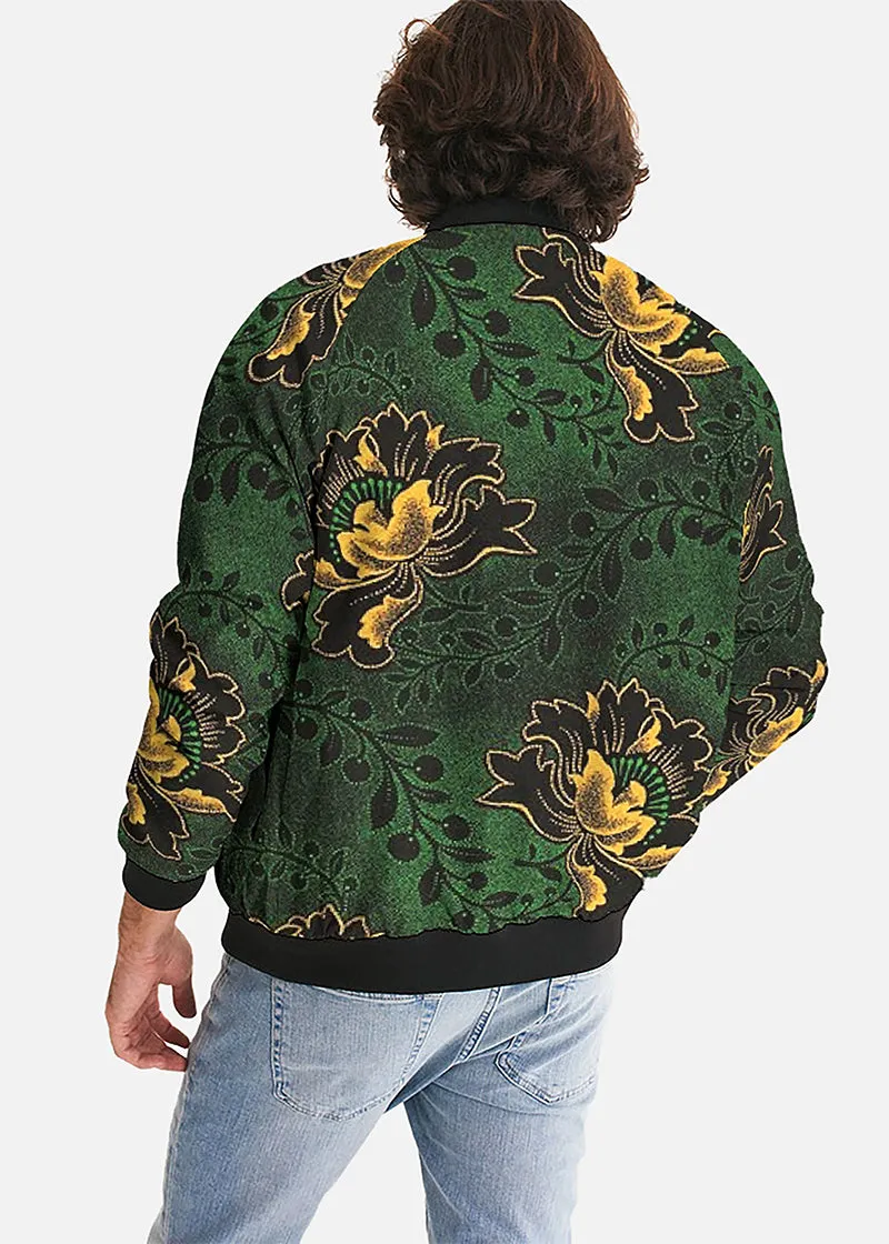Abrafo African Print Men's Bomber Jacket