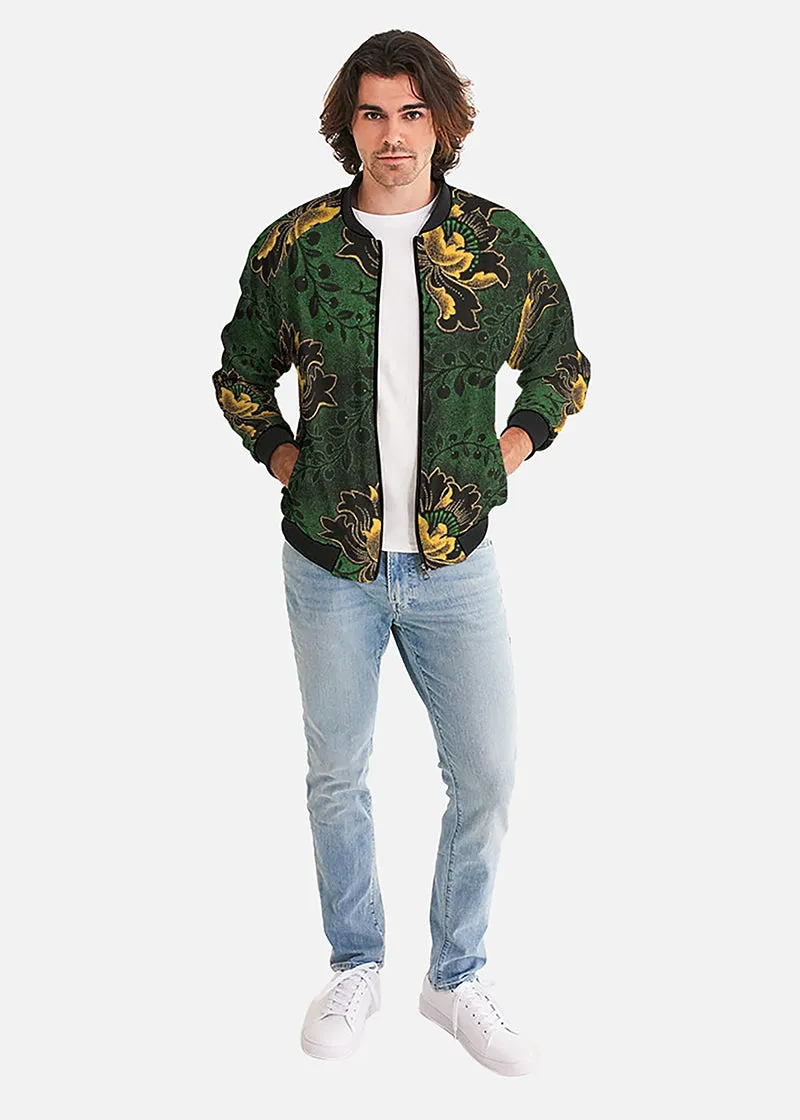 Abrafo African Print Men's Bomber Jacket
