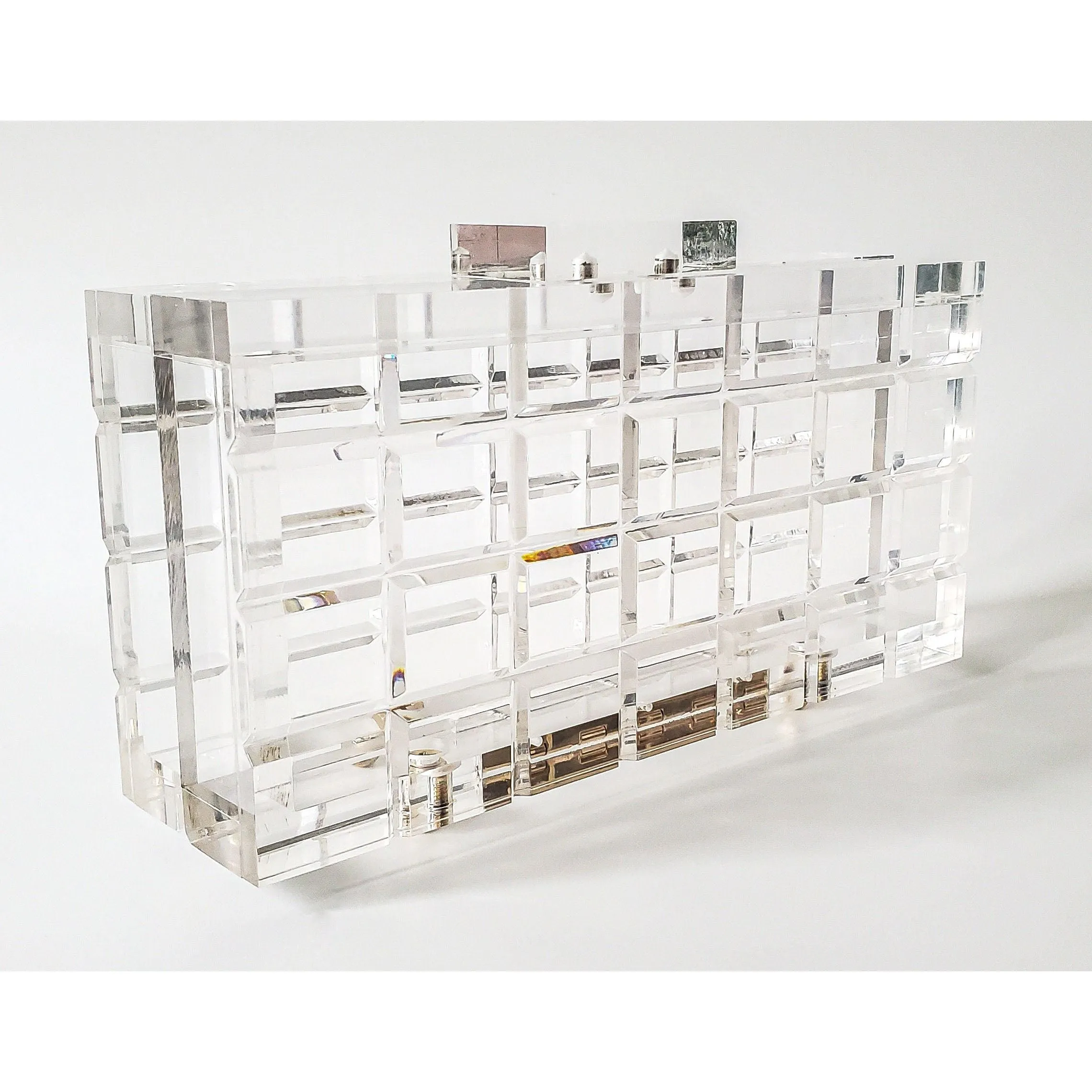 Acrylic Hard Case Clutch