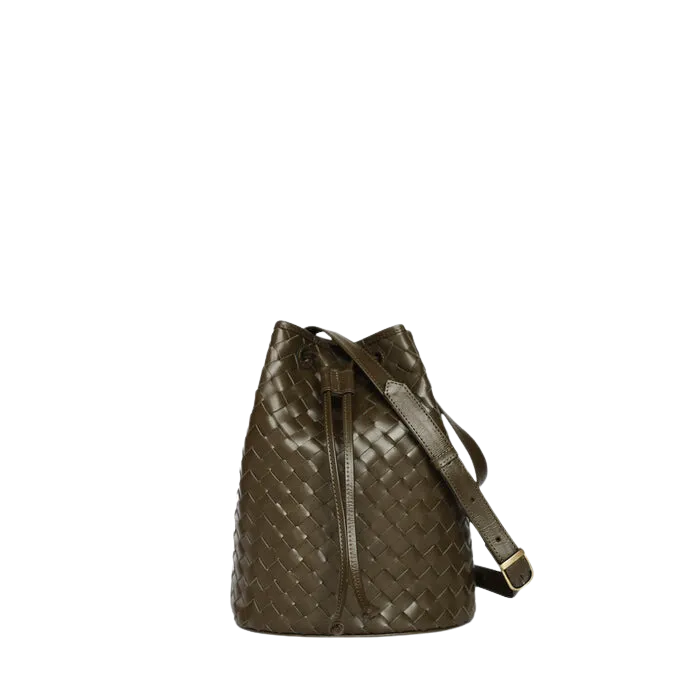 Adele Bucket Handbag in Olive