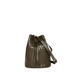 Adele Bucket Handbag in Olive