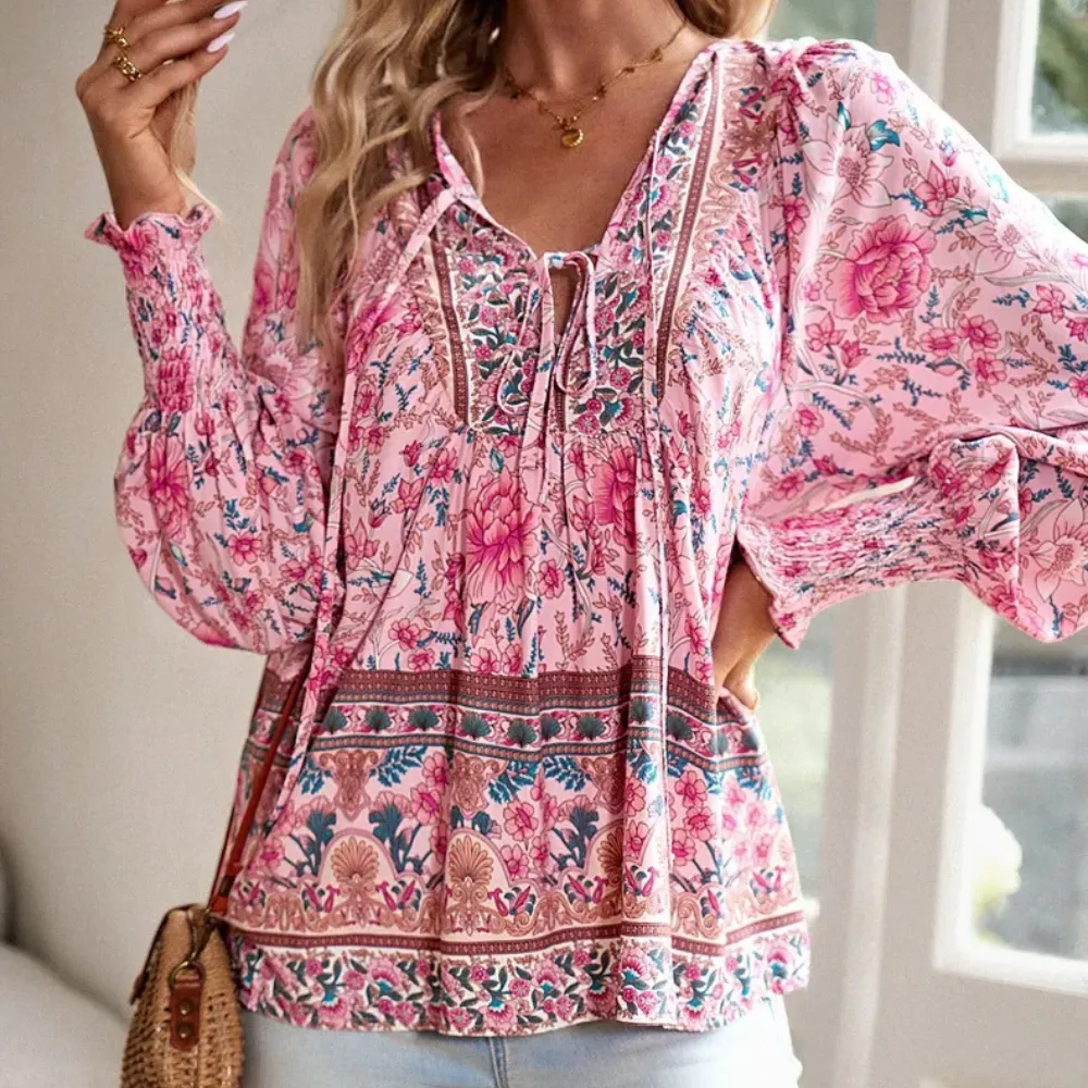 Alesia® | Women'S Casual Loose-Fit Bluse Relaxed