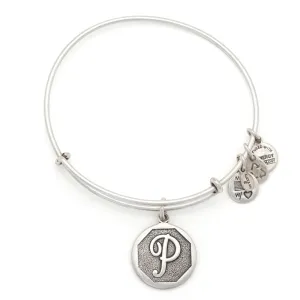 Alex And Ani Initial P Charm Bangle
