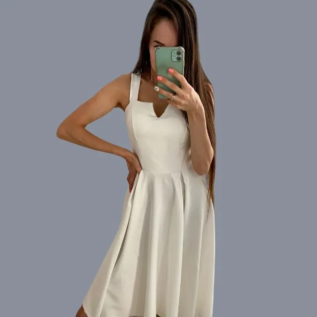 Amatista® | Yellow Sleeveless Cocktail Dress