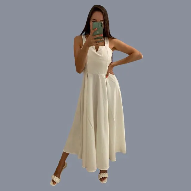 Amatista® | Yellow Sleeveless Cocktail Dress