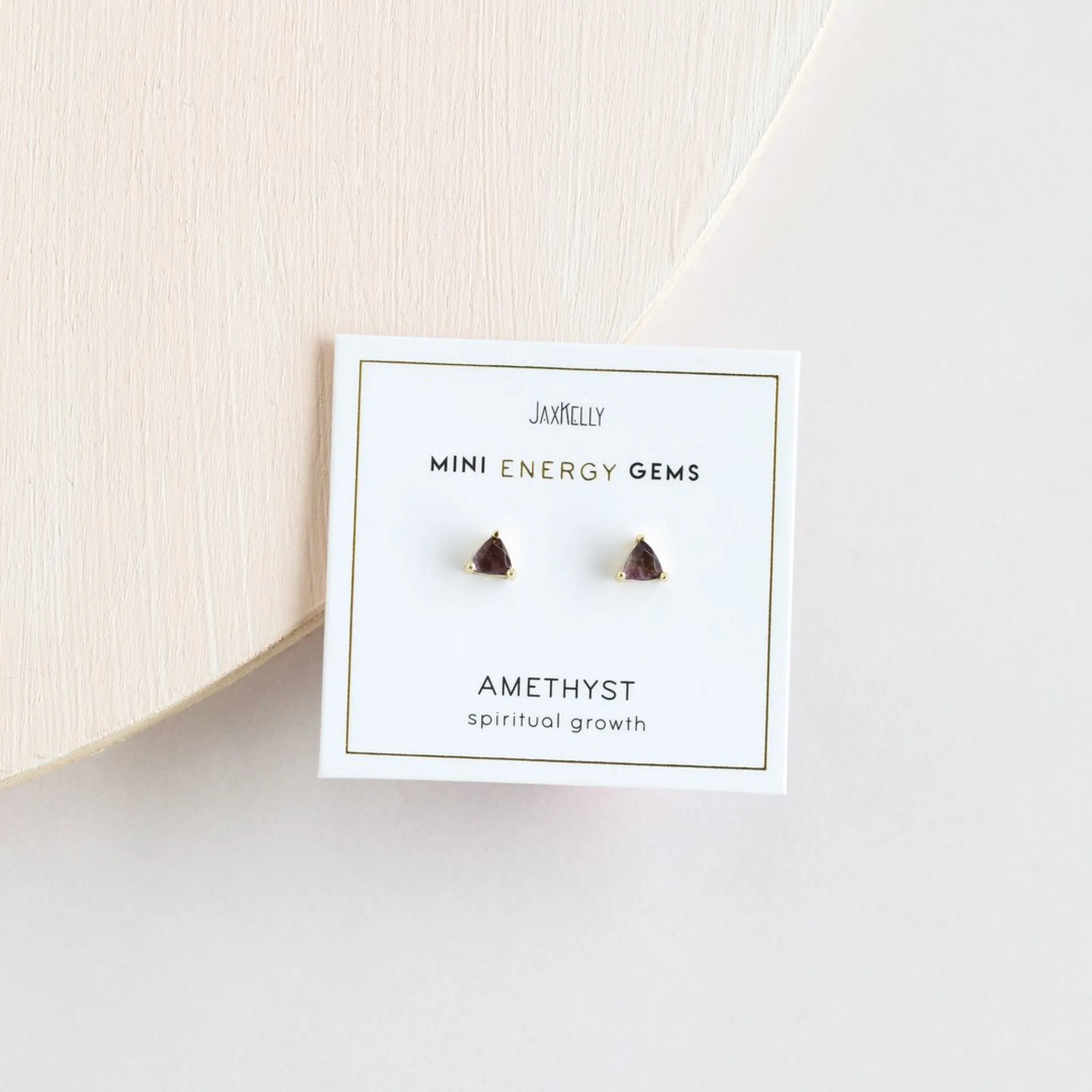 Amethyst Mini Energy Gems Earrings