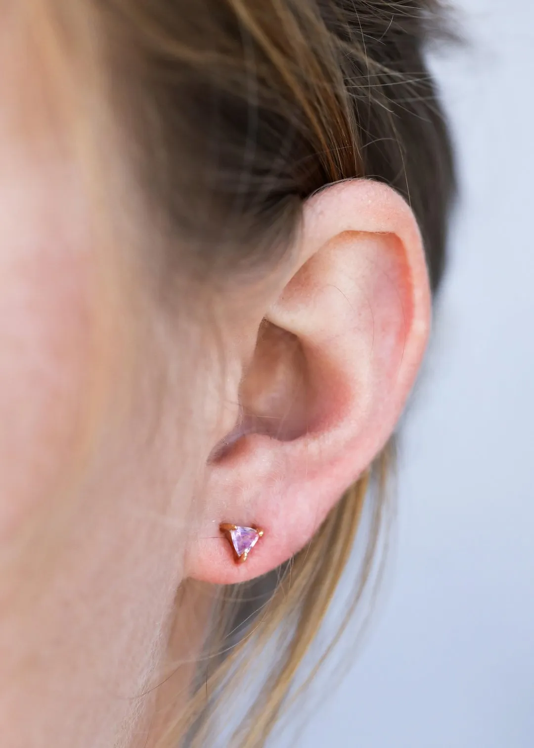 Amethyst Mini Energy Gems Earrings