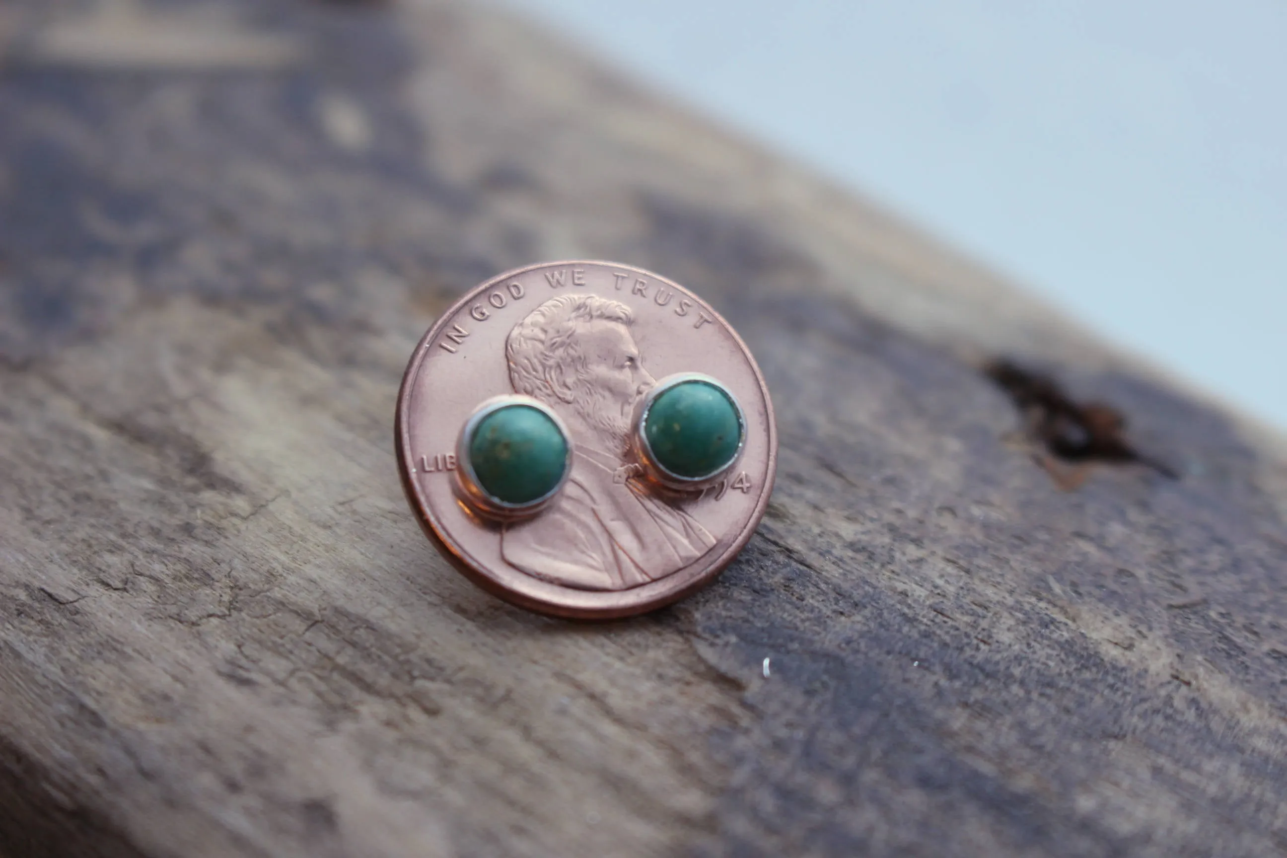 Amethyst Stud Earrings