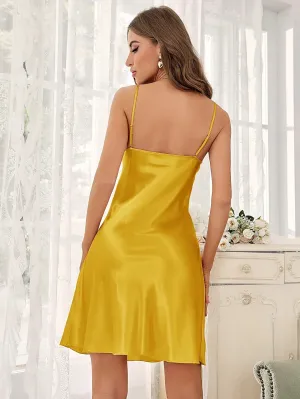 Amitai® | Pink Satin Cocktail Dress