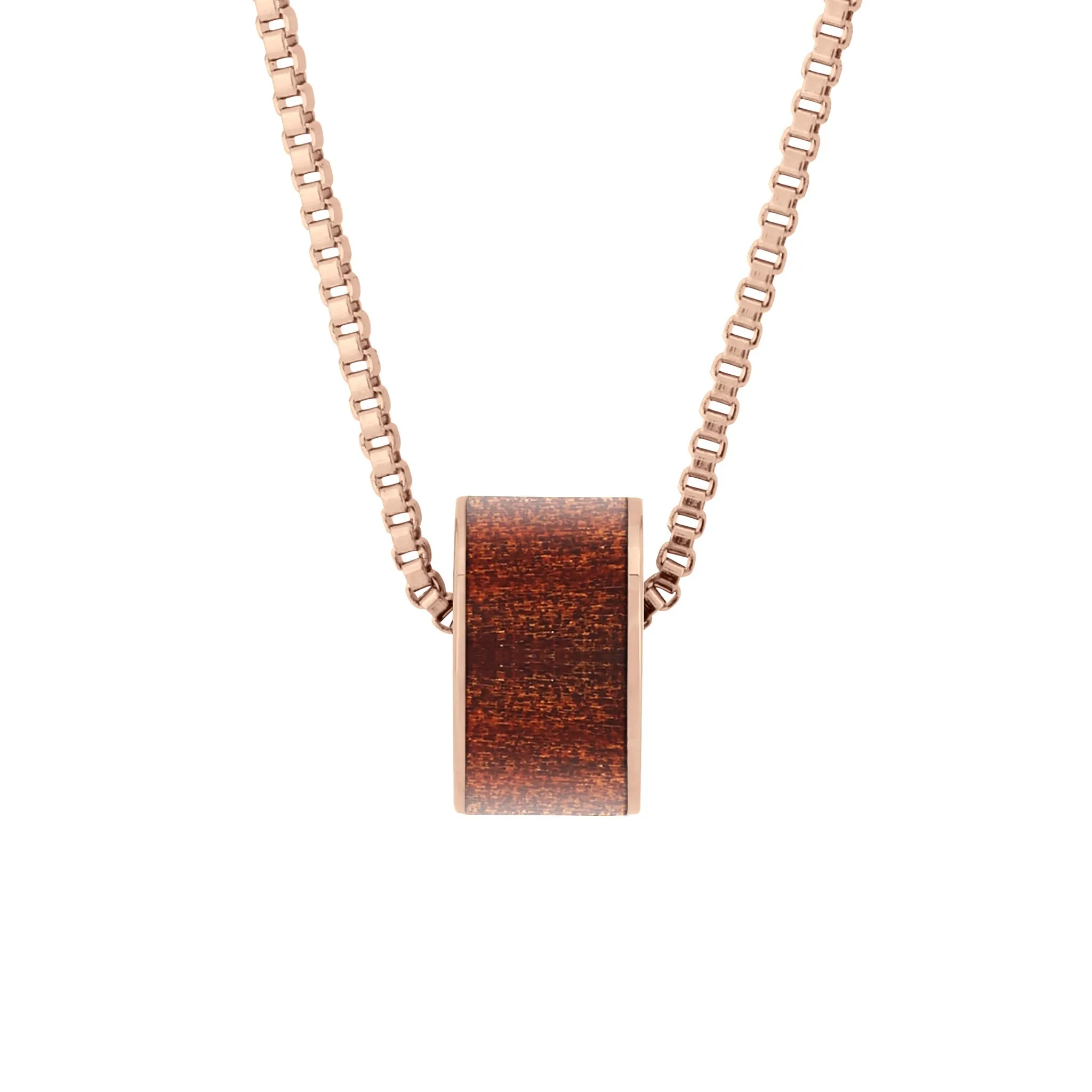 Ancient Kauri Wide Barrel - Rose Gold