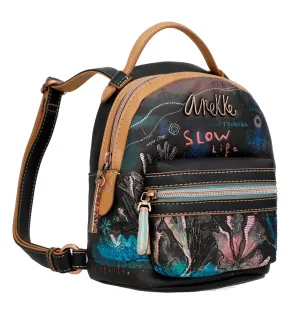 Anekke Coral Black Small Backpack