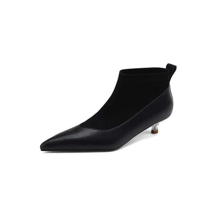 Ankle Pointed Toe Boots walking shoes for women