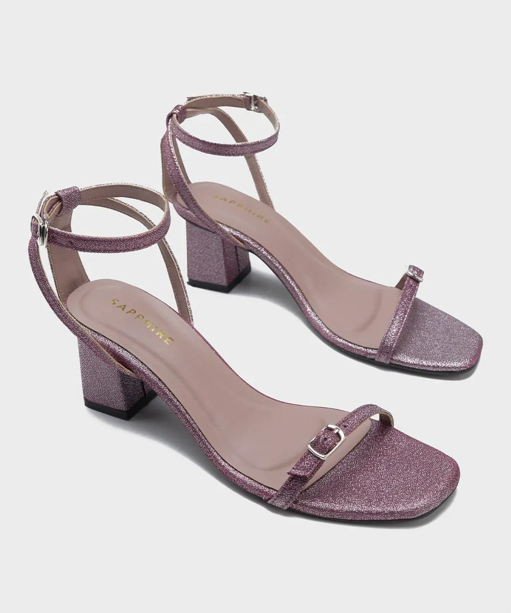 Ankle-Strap Block Heels