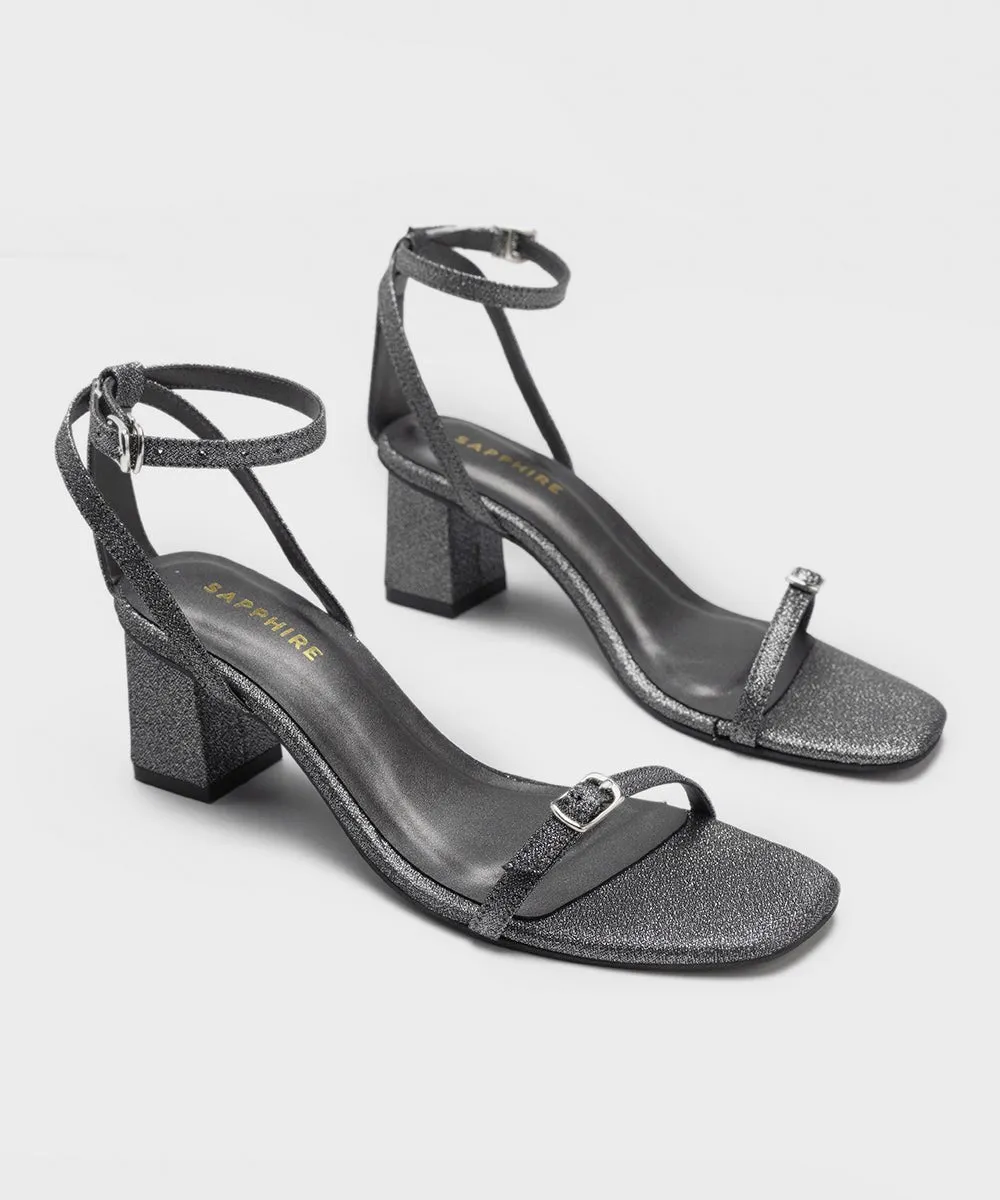 Ankle-Strap Block Heels