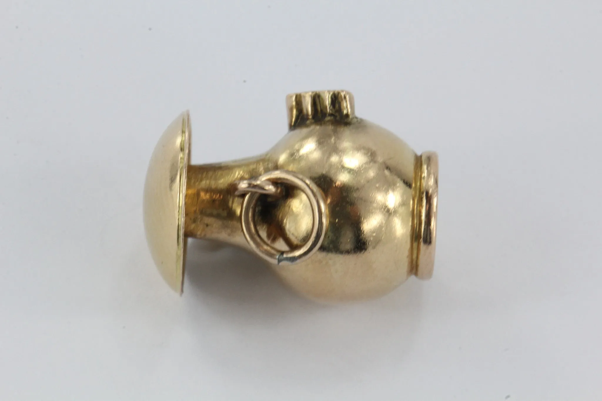 Antique 18K Gold Birdhouse? Mushroom? Teapot? Charm