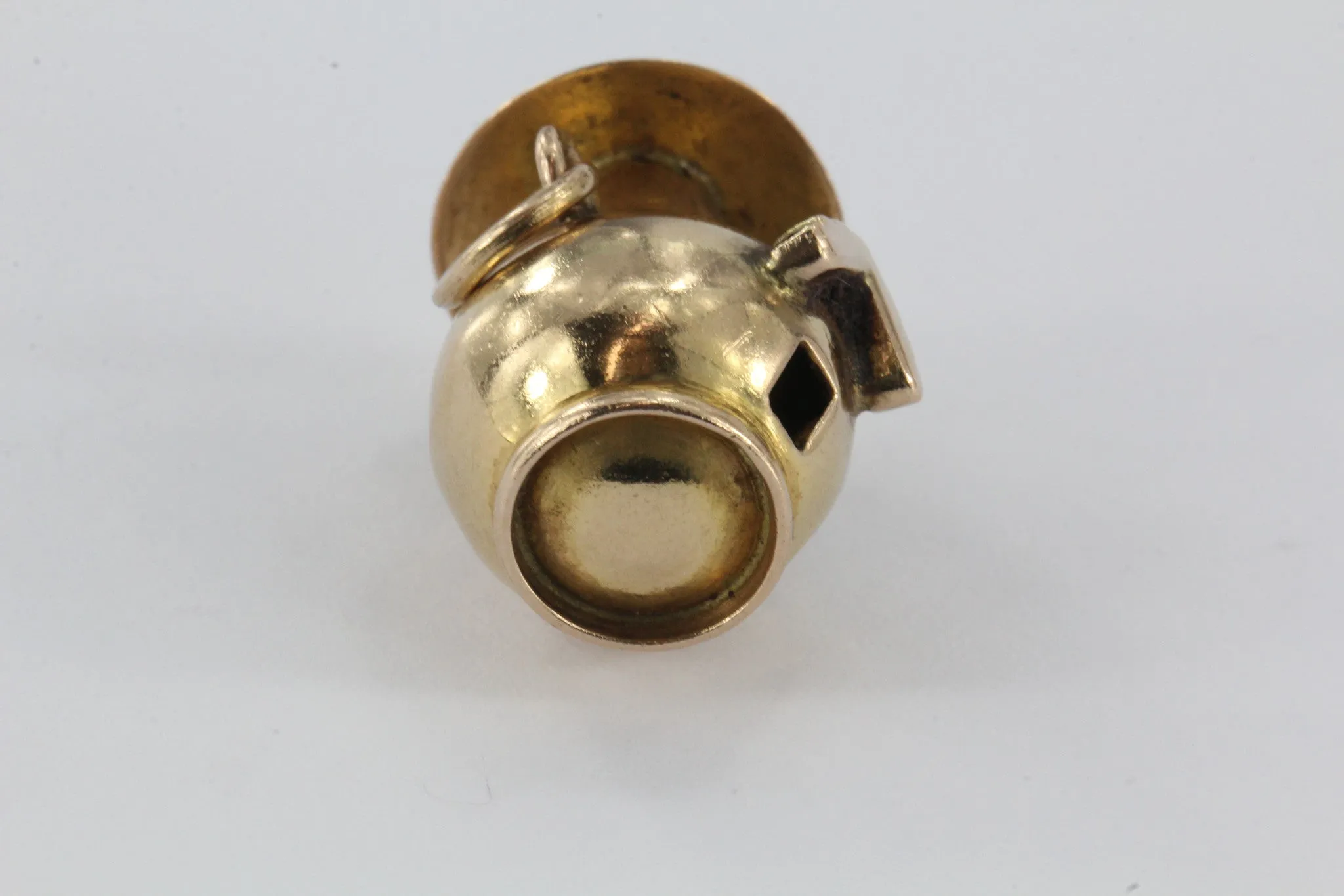 Antique 18K Gold Birdhouse? Mushroom? Teapot? Charm