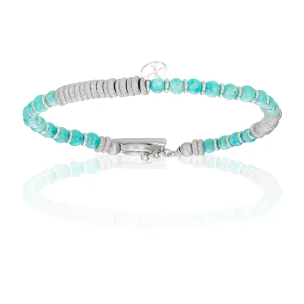 Apatite Stone and White Gold Gift Idea for her