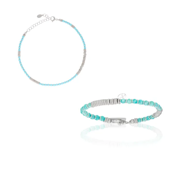 Apatite Stone and White Gold Gift Idea for her