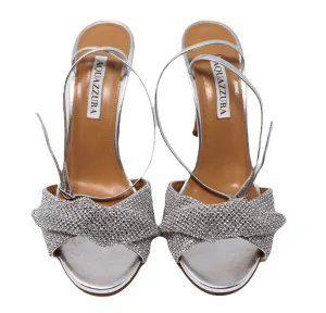 Aquazzura Crystal Twist Sandal 105