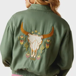 Ariat Ladies Edgerton Jacket Duck Green