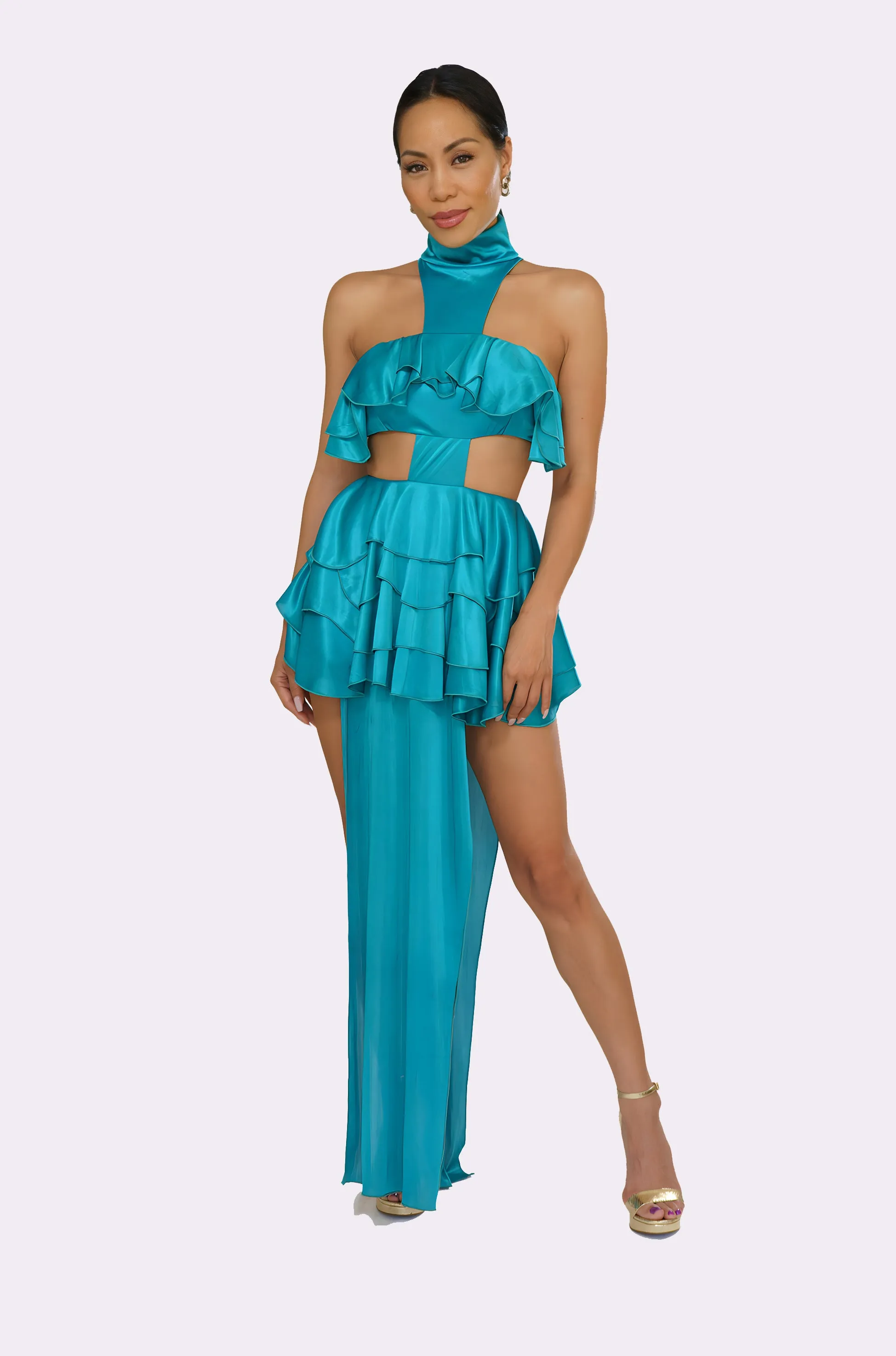 Ariel Dress Aqua