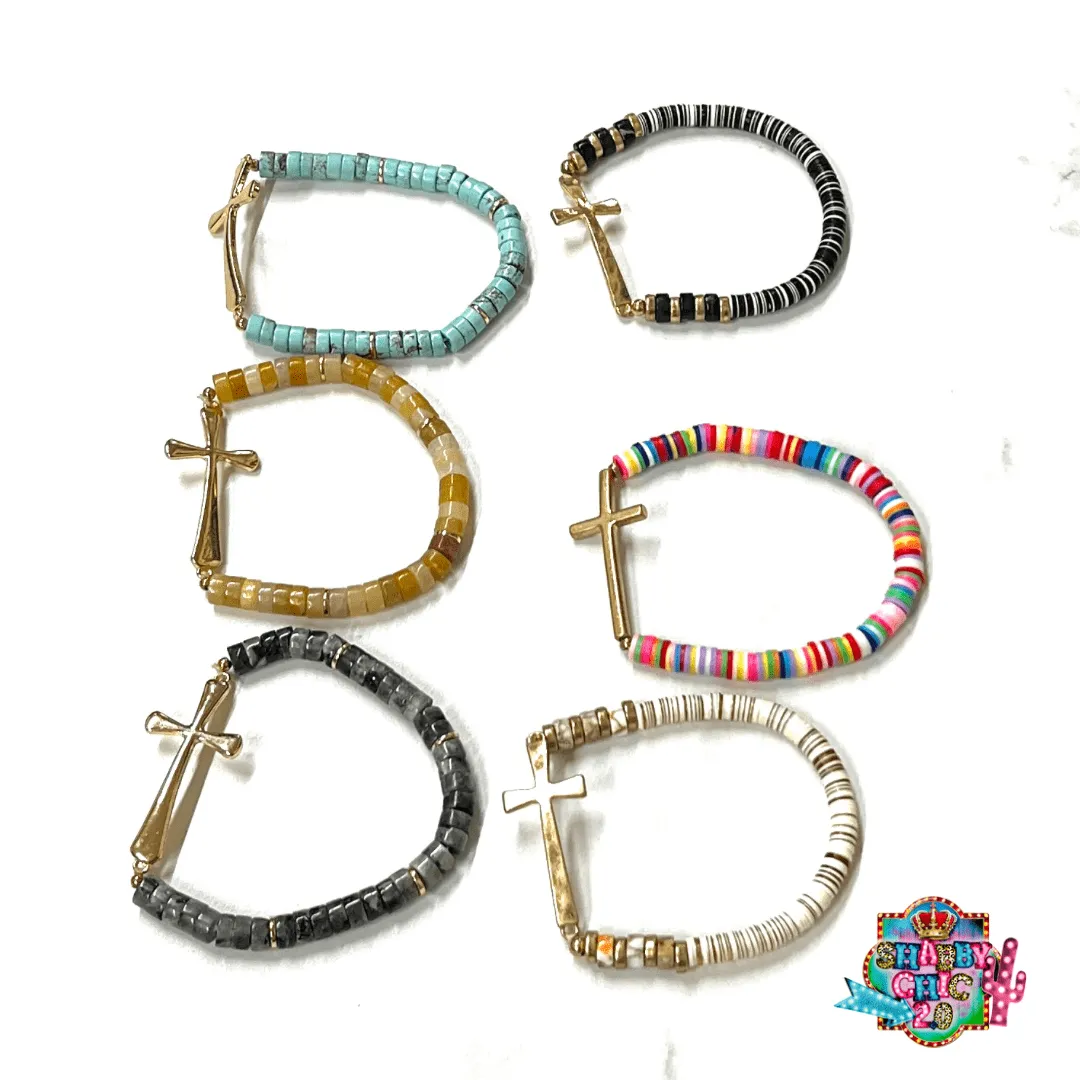Assorted Cross Bracelet