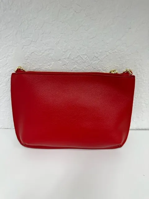 Astrid Chain Clutch-Red