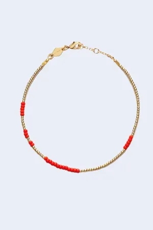 Asym Bracelet in Red