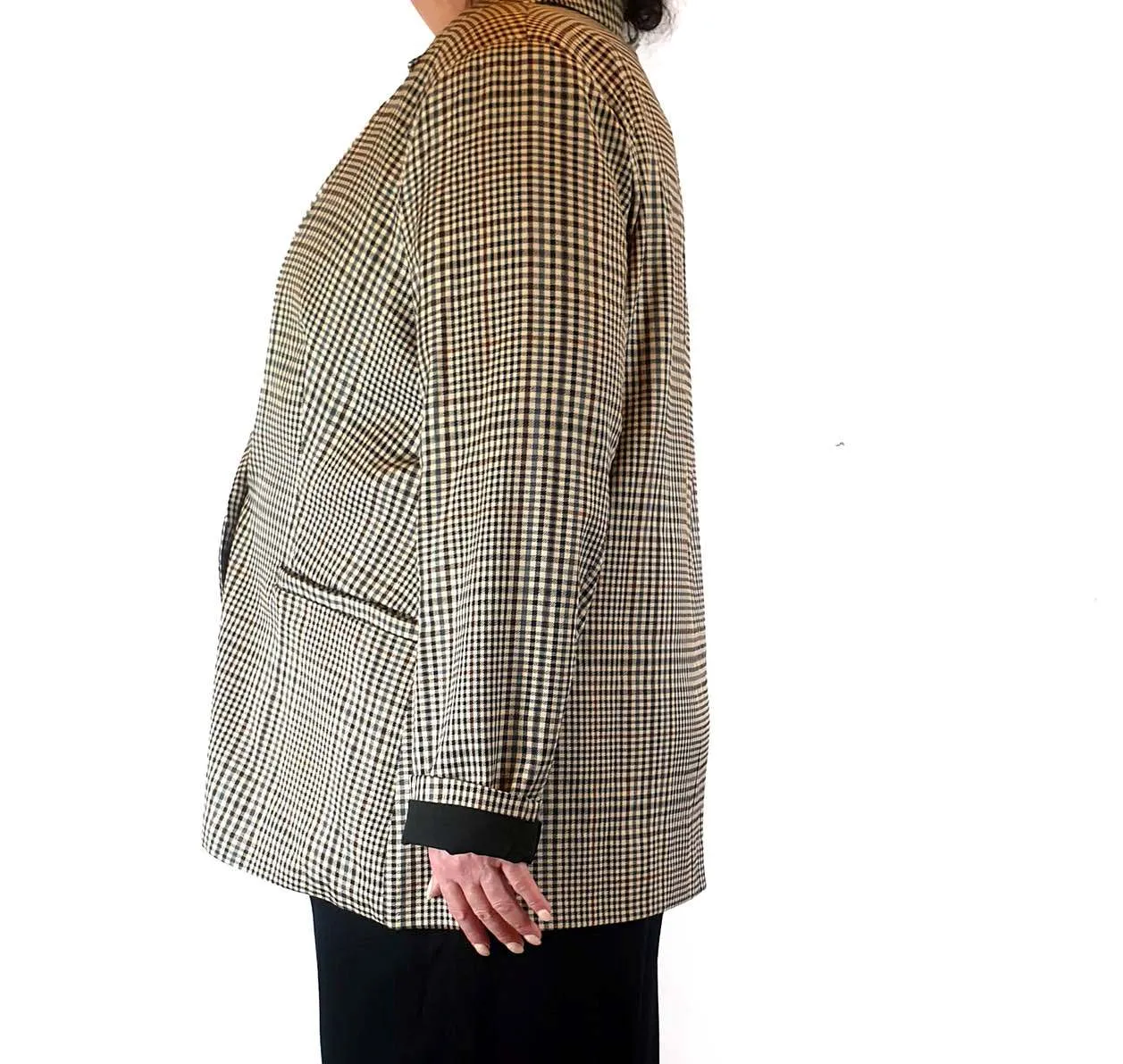 Atmos & Here check print blazer size 24 (small fit, best fits 18)