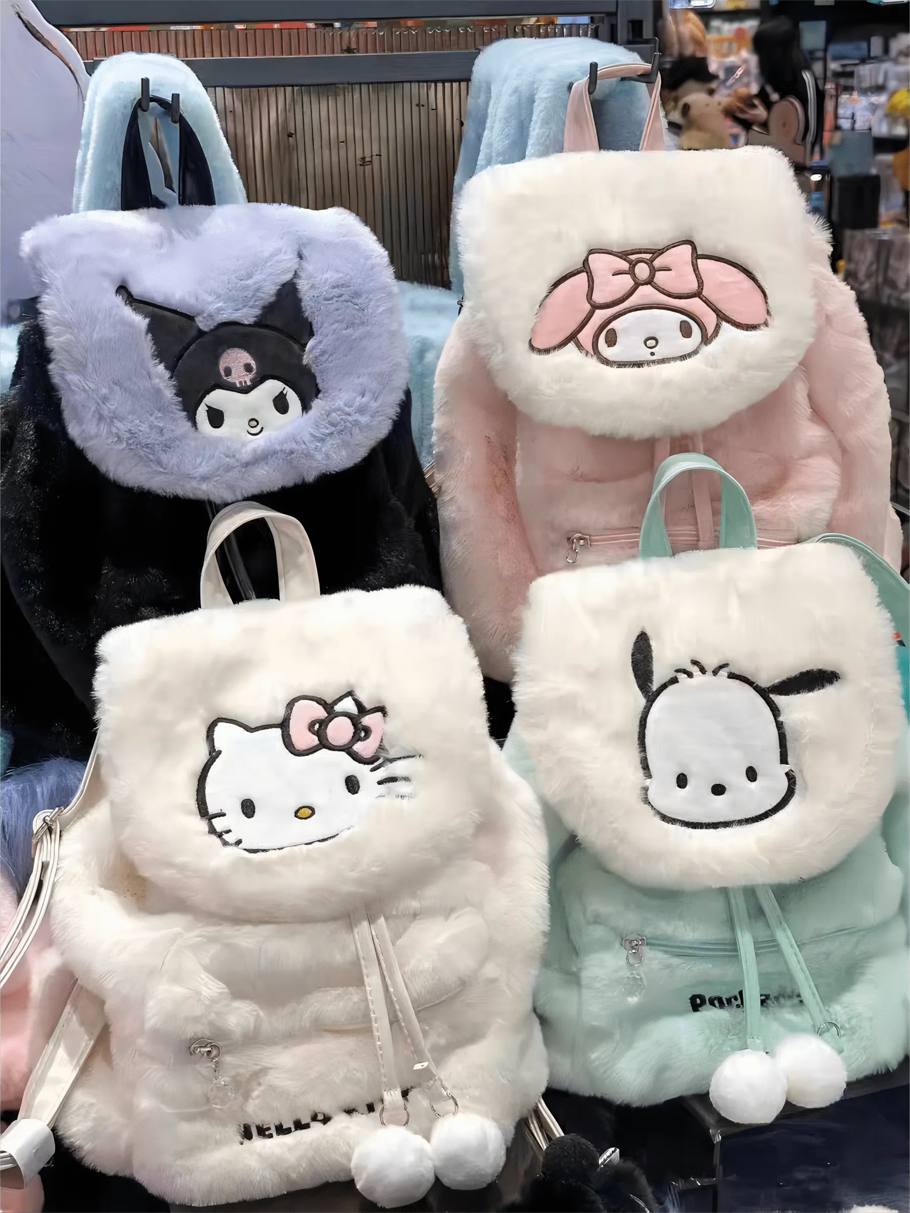 Authentic Sanrio Characters Plush Backpack