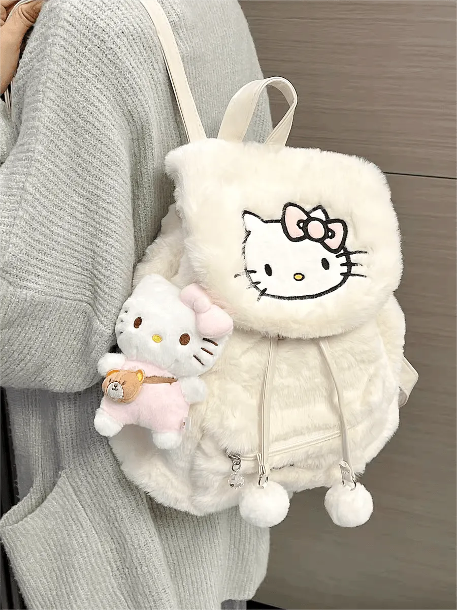 Authentic Sanrio Characters Plush Backpack
