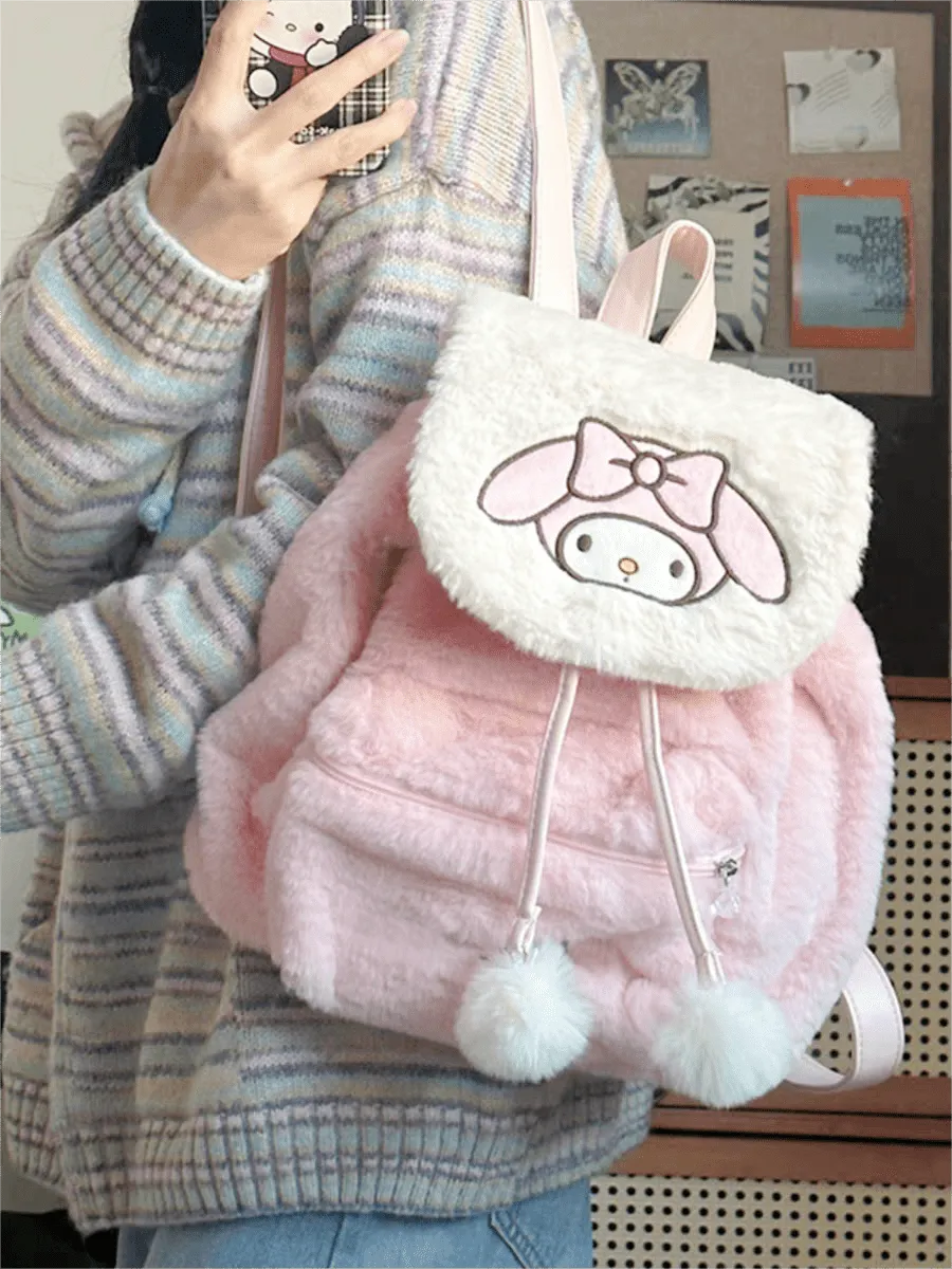 Authentic Sanrio Characters Plush Backpack