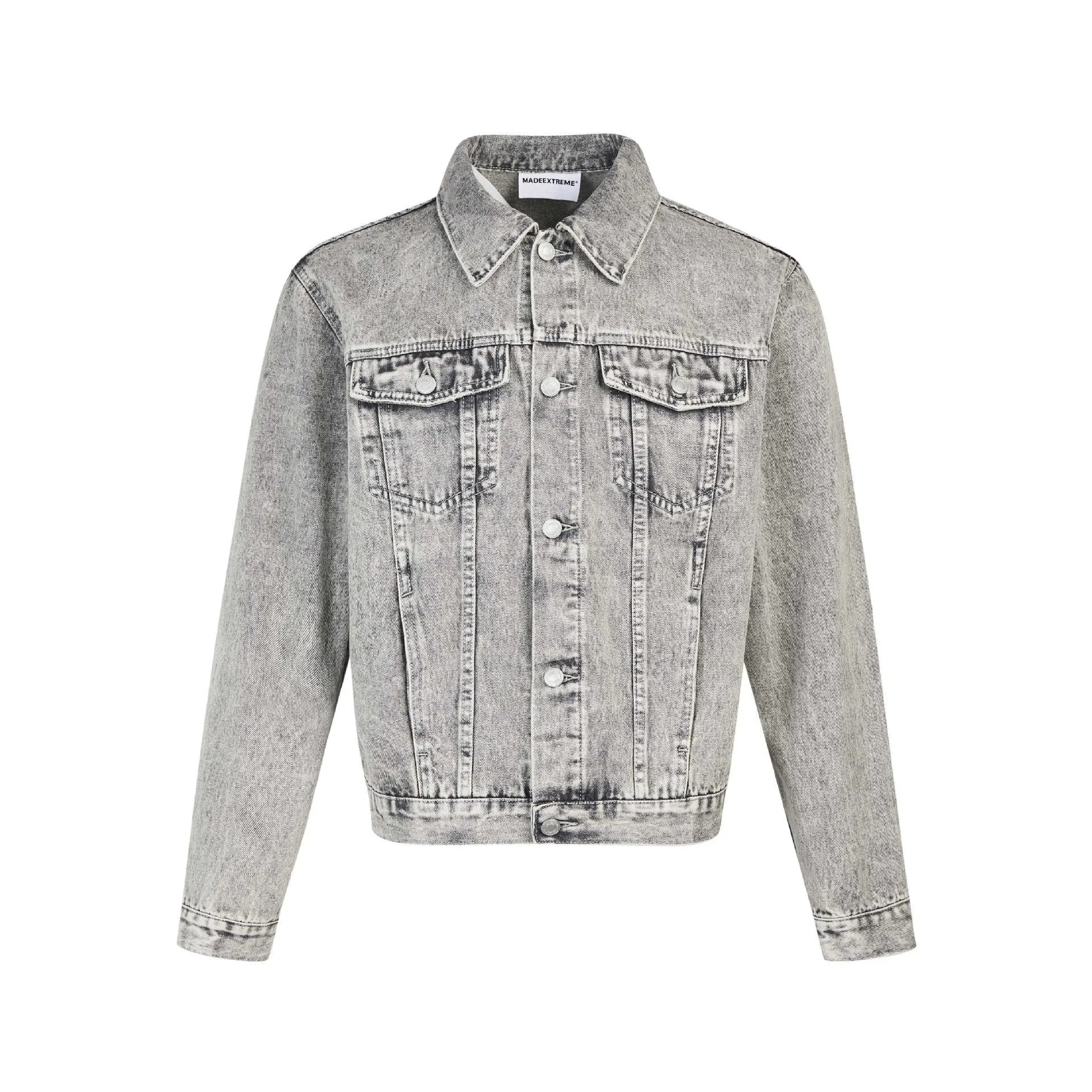 Autumn Winter Retro Washed Denim Jacket