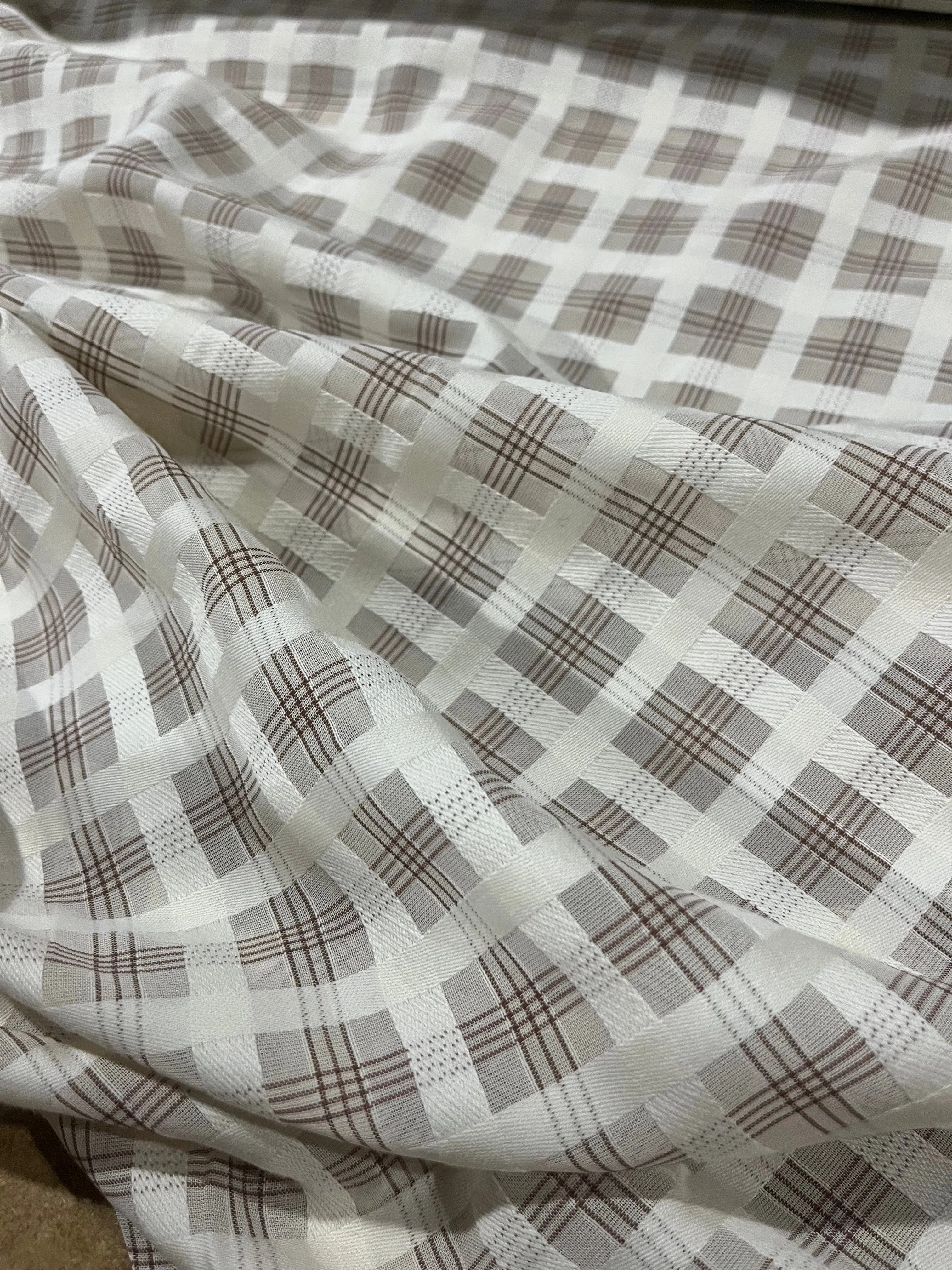 B02 FURORE 007 colour woven check with silk